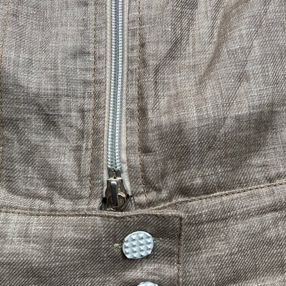 TRICOT CHIC Linen Jacket size 12 US - Picture 9 of 16